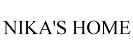 NIKA'S HOME trademark
