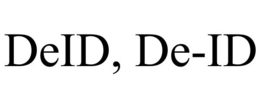 DEID, DE-ID trademark