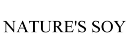 NATURE'S SOY trademark