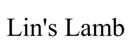 LIN'S LAMB trademark