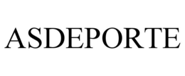 ASDEPORTE trademark