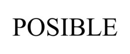 POSIBLE trademark
