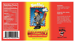 BUFFO'S BACKDRAFT HOT CHIPOTLE PEPPER SAUCE trademark