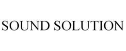 SOUND SOLUTION trademark