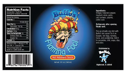 BUFFO'S FLAMING FOOL HOT HABANERO SAUCE trademark