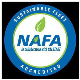 NAFA IN COLLABORATION WITH CALSTART SUSTAINABLE FLEET ACCREDITED trademark