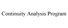 CONTINUITY ANALYSIS PROGRAM trademark