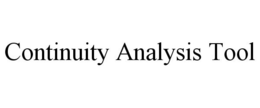 CONTINUITY ANALYSIS TOOL trademark