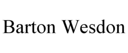 BARTON WESDON trademark