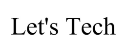 LET'S TECH trademark