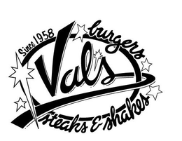 VAL'S BURGERS STEAKS & SHAKES SINCE 1958 trademark