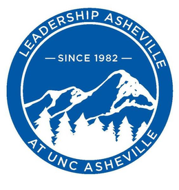 LEADERSHIP ASHEVILLE - SINCE 1982 - AT UNC ASHEVILLE trademark