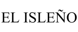 EL ISLEÑO trademark