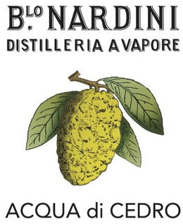 B.LO NARDINI DISTILLERIA A VAPORE ACQUADI CEDRO trademark