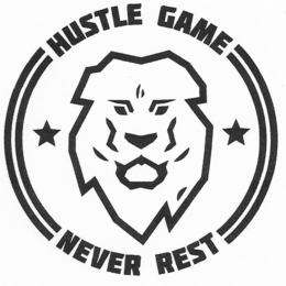 HUSTLE GAME NEVER REST trademark