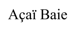 AÇAÏ BAIE trademark