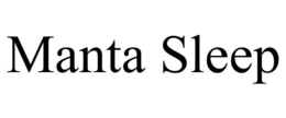MANTA SLEEP trademark