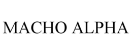 MACHO ALPHA trademark
