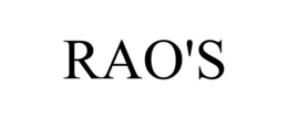 RAO'S trademark