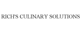 RICH'S CULINARY SOLUTIONS trademark