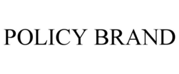 POLICY BRAND trademark