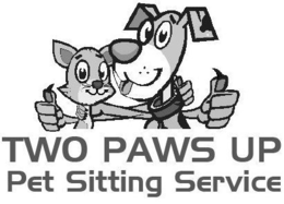 TWO PAWS UP PET SITTING SERVICE trademark