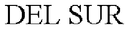 DEL SUR trademark