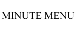 MINUTE MENU trademark