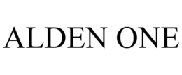 ALDEN ONE trademark