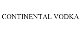 CONTINENTAL VODKA trademark
