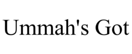 UMMAH'S GOT trademark