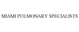 MIAMI PULMONARY SPECIALISTS trademark