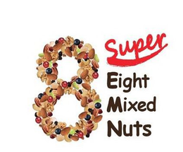 8 SUPER EIGHT MIXED NUTS trademark