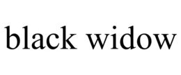 BLACK WIDOW trademark