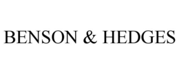 BENSON & HEDGES trademark