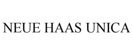 NEUE HAAS UNICA trademark
