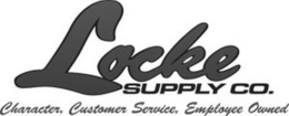 LOCKE SUPPLY CO. CHARACTER, CUSTOMER SERVICE, EMPLOYEE OWNED trademark