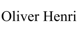 OLIVER HENRI trademark