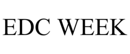 EDC WEEK trademark
