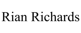 RIAN RICHARDS trademark
