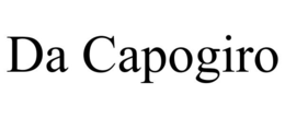 DA CAPOGIRO trademark