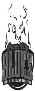 INNER CITY BLUES HOME OF CAROLINA BARBECUE trademark