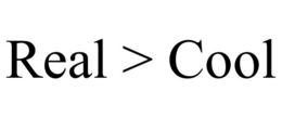 REAL > COOL trademark