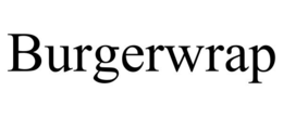 BURGERWRAP trademark