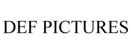 DEF PICTURES trademark