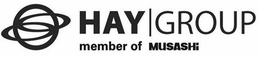 HAY GROUP MEMBER OF MUSASHI trademark