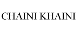 CHAINI KHAINI trademark