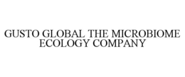 GUSTO GLOBAL THE MICROBIOME ECOLOGY COMPANY trademark