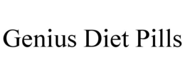GENIUS DIET PILLS trademark