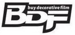 BDF BUY DECORATIVE FILM trademark